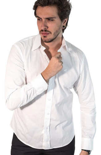Camisa Masculina Slim  Anticorpus Branca