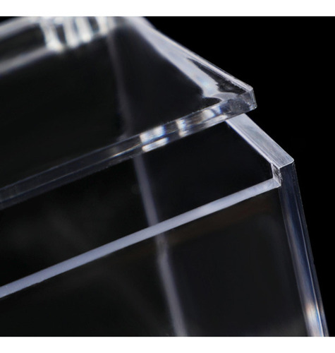 2 Paquete De 2-4 Cajas Transparentes Acrílicas Con 2 Piezas