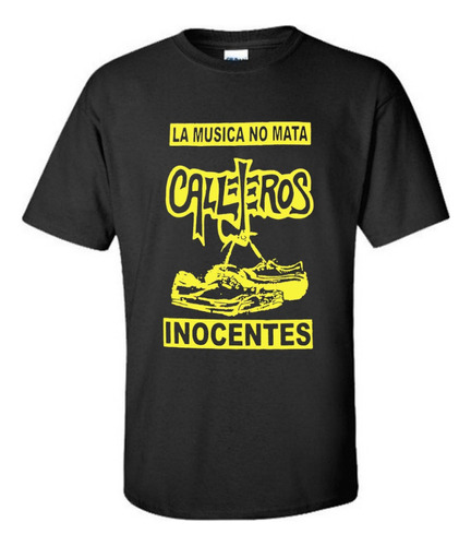 Remera De Callejeros, Inocentes, Cjs, Pato Fontanet, Rock