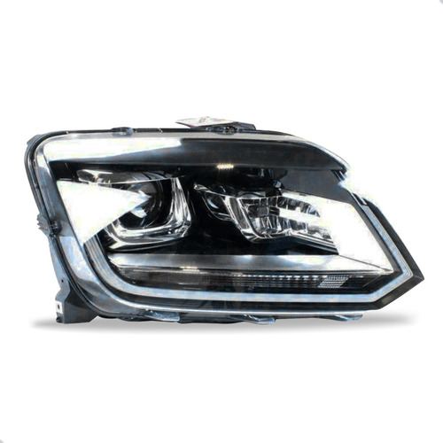 Farol Elétrico Vw Amarok 2017 A 2023 Led Com Motor