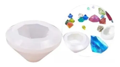 comprar Molde De Silicona Diamante Resina Cemento Yeso