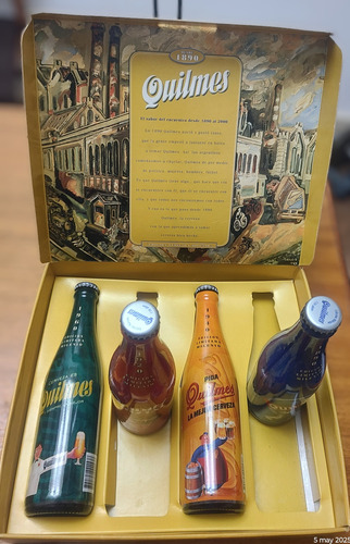 Botellas Antiguas Quilmes Decorativas Y De Colección. (Usado)