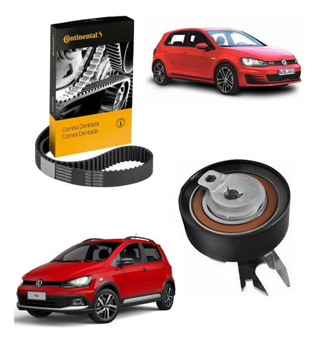 Kit Correia Dentada Contitech Tensor Zen Gol G5/fox/golf