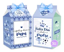 Comprar Kit Imprimible Día Del Padre Feliz Día Papá Cajitas Milk Box
