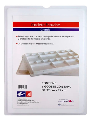 Godete Estuche Con 24 Cavidades Atl Color Multicolor