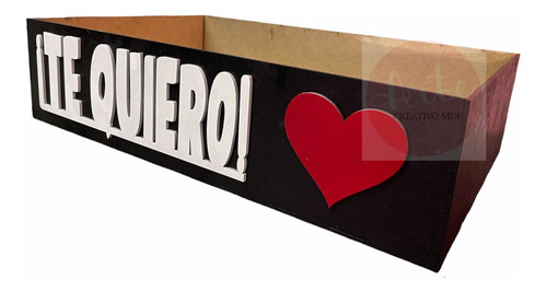 Bandeja Para Desayuno Sorpresa Mdf 3 Mm San Valentín Grande