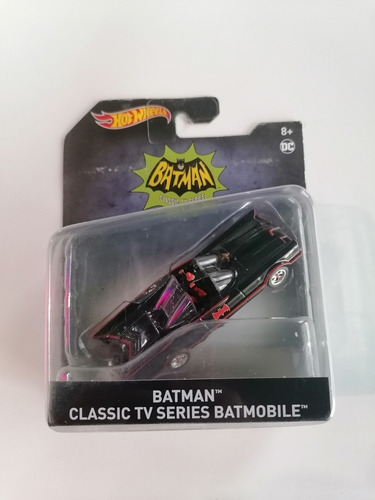 Hot Wheels Batmobile Vehiculo Escala 1:50 Batman Classic Tv