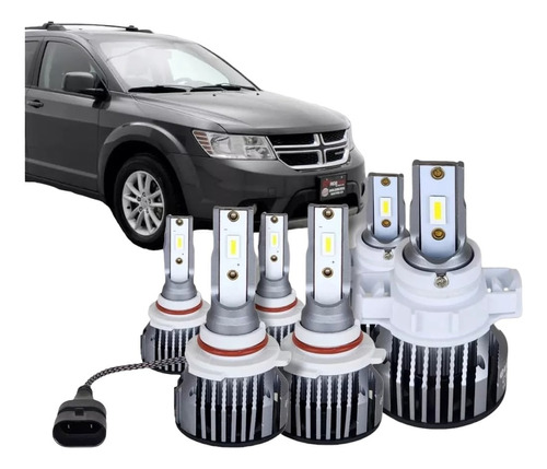 Kit De Led Para Baja Alta Niebla Journey 2016 Mil 14 Lumenes