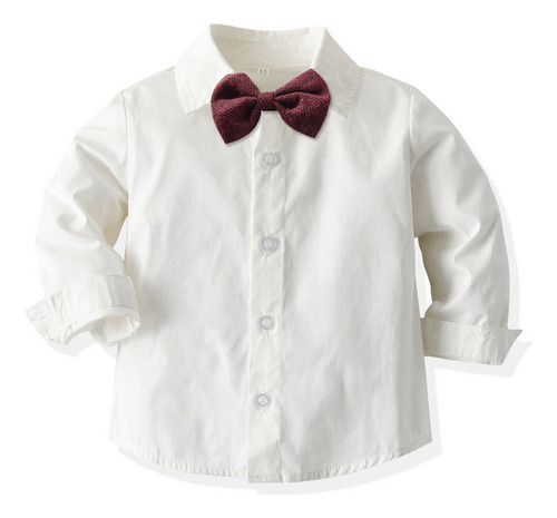 Conjunto Formal Para Niños Ropa De Fiesta Moño Niño Bordó 5 Años