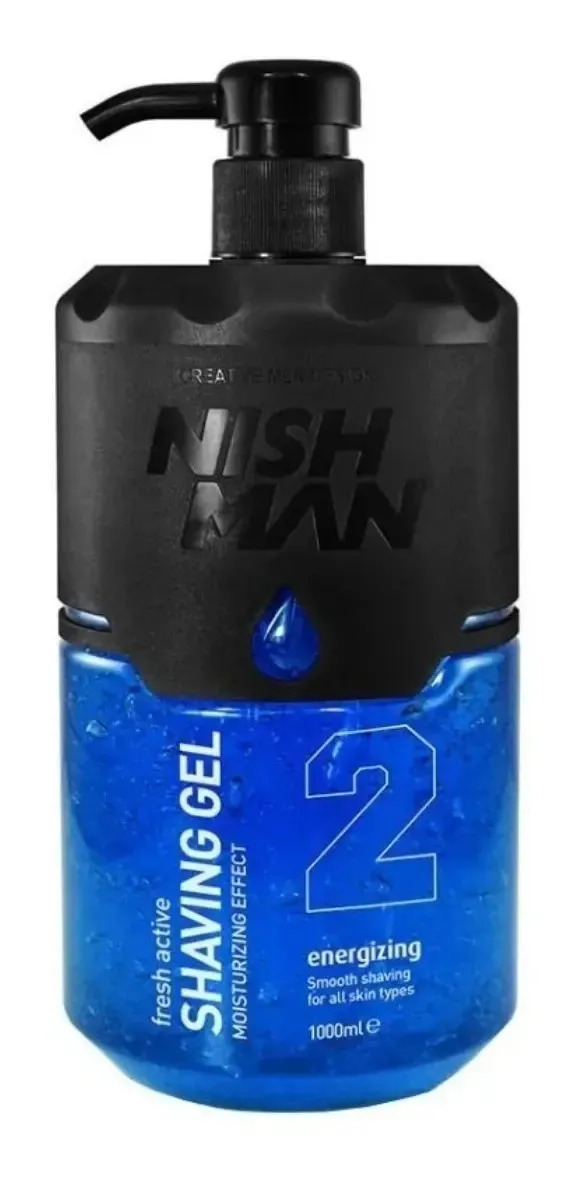 Gel Para Afeitar Nishman Shaving Gel 1.000ml Energizing