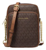 Comprar Michael Kors Jet Set Travel Bolso Cruzado Pvc Marrón Ews