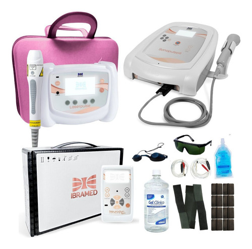 Kit - Laserpulse P1 Sonopulse Iii Neurodyn Portátil System