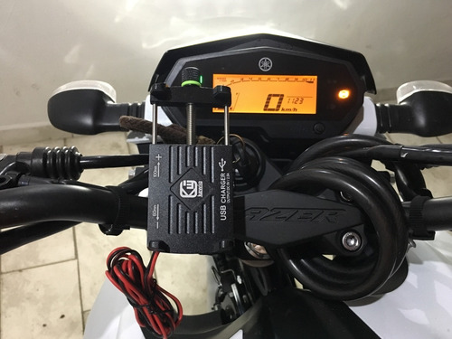 Suporte De Celular Gps Para Moto Com Carregador Usb Alumínio