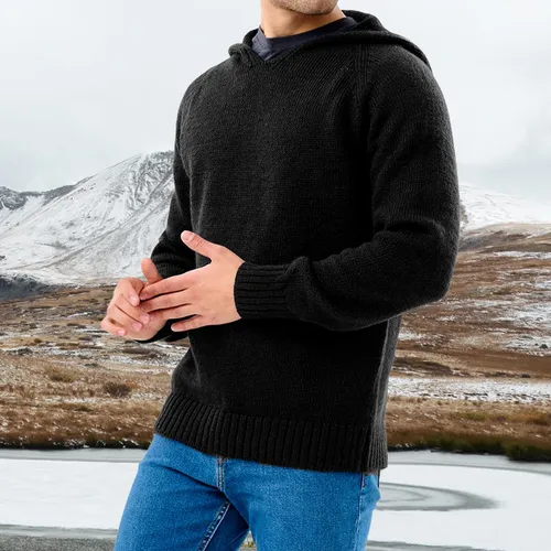 Sweater con capucha hombre hotsell