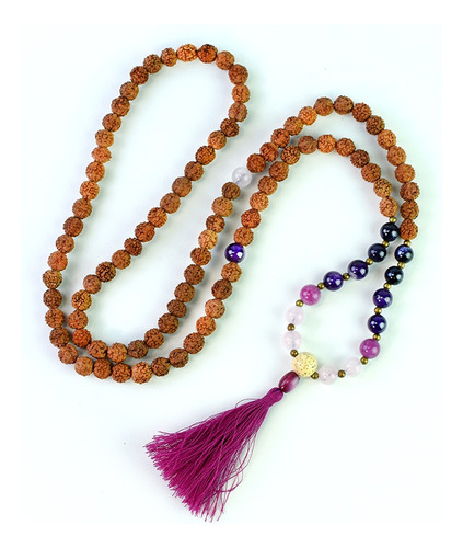 Cudegui Japamala De Rudraksha Amor, Rosario Tibetano 108 Cue
