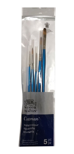 Winsor & Newton Cotman Pincel Acuarela Sintetico X 5