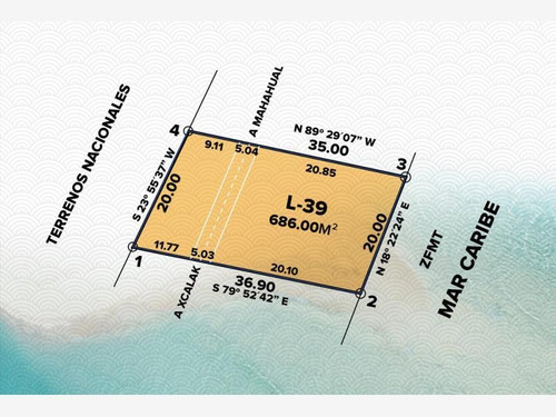 Imagen 5 de 5 de Terreno En Venta Mahahual