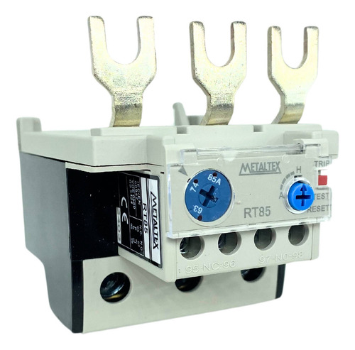 Relé Térmico 63-85a Para Contator Ct50 Ao Ct85 Metaltex 220v