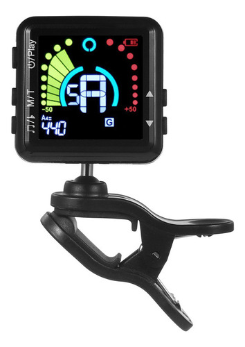 Pinza Afinadora Para Guitarra Eléctrica, Recargable, Bajo Le