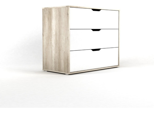 Comoda 3 Cajones Guias Metalicas Valenziana
