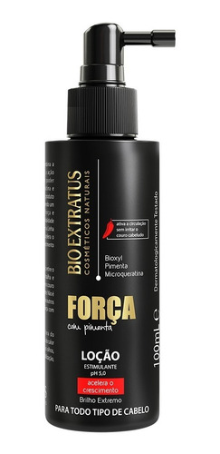 Força Com Pimenta Crescimento Sh 1l + Loção Bio Extratus