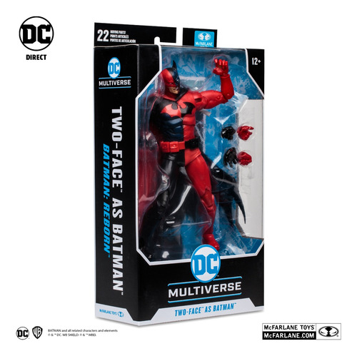 Mcfarlane Dc Multiverse Two-face As Batman Batman: Reborn