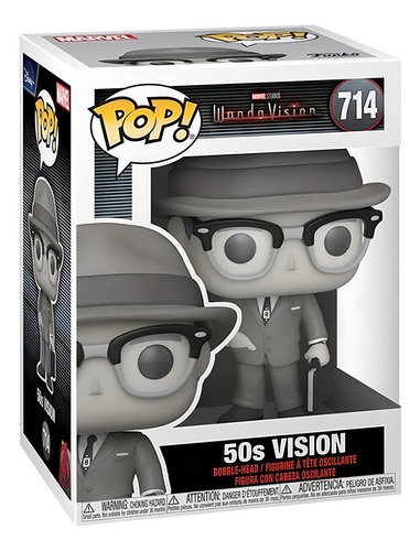 Boneco Funko Pop Visão Sitcom Anos 50 714 Wandavision Marvel