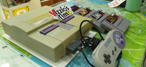 Super Nes Incluye 5 Juegos,operativa 100%