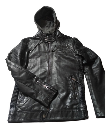 Campera De Hombre Eco-cuero Con Piel Por Dentro