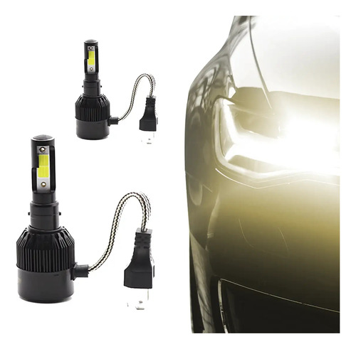 Lampada Led Automotivas 2d H4 4300k Efeito Xênon 12v