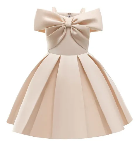 Vestidos De Nina Color Beige MercadoLibre