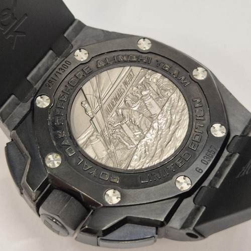 Audemars Piguet Royal Oak Offshore Team Alinghi Carbon Preto Preto Preto (Usado)