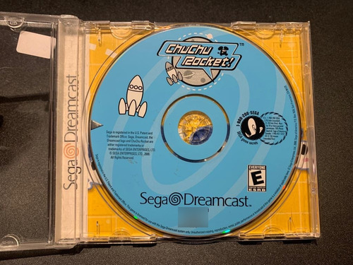 Chuchu Rocket! Dreamcast Disco Y Caratula Trasera (Usado)