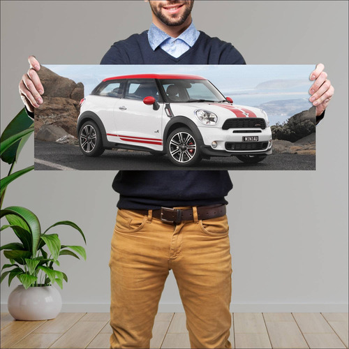 Cuadro 30x80cm Auto 2013 Mini John Cooper Works 180