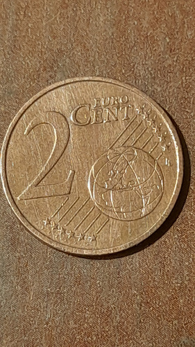 Moneda 2 Centavos Euro Año 1999, En Excelente Estado....