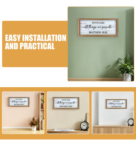 Letreros De Madera Inspiradores: Placas De Madera Espiritual