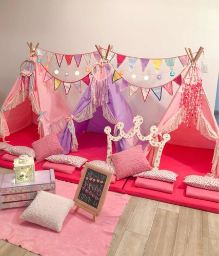 Imagen 2 de 5 de Alquiler De Carpas Tipi Para Pijamadas - Tipimayke