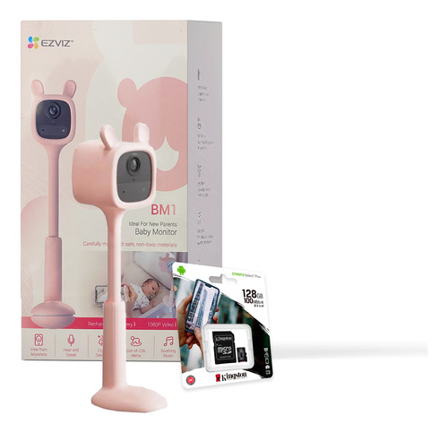 Cámara Seguridad Monitor Bebé Ezviz Wifi Batería 1080p+128gb