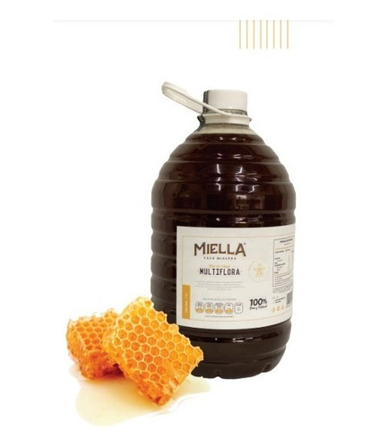 Miel De Abeja Miella Garrafa 100% Natural 7kg