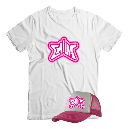 Remera Y Gorra Emilia Mernes Tour Mp3-algodón/niños Unisex4