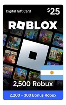 Comprar Roblox 2200 - 25 Usd - Robux Argentina Entrega Inmediata!