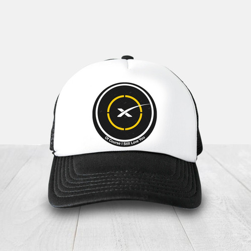 Gorra Nasa Space Negro Con Blanco