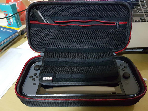 Nintendo Switch Mica De Vidrio, Funda, Case