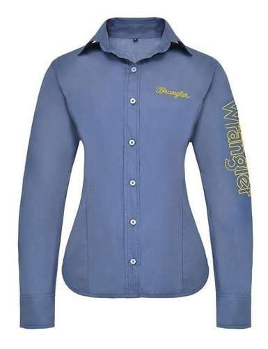 Camisa Feminina Wrangler Tricoline 17f00