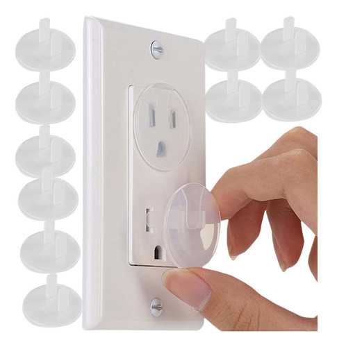 Protectores De Contactos Enchufe 12 Pzas Seguros Bebes Niños