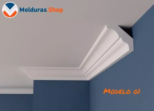 Molduras Decorativas Techo/pared P/ Int. 12 Pza. 10x10x1.22m