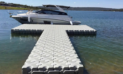 Pier Plataforma Flutuante Pierplas® 1,0m X 1,0m Modular
