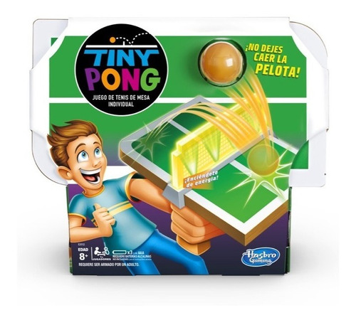 Juego De Mesa Tiny Pong Individual Hasbro Gaming