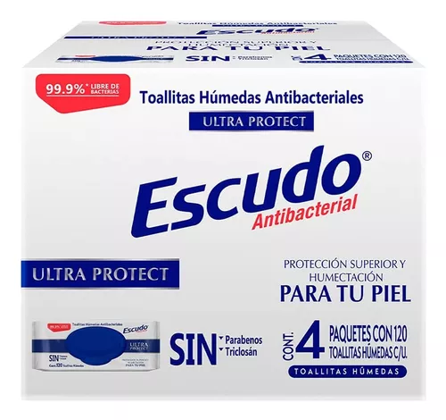 Toallitas Húmedas Confihábile Antibacteriales Adulto, 48 pzas.