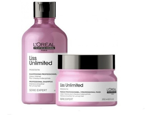 Pack Liss Unlimited  Shampoo + Mascara Unlimited  Loreal